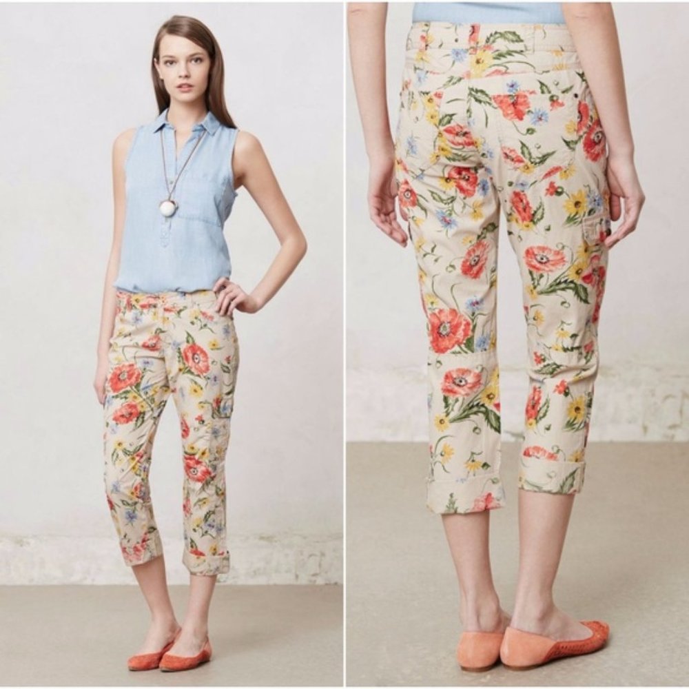 { Anthropologie } Hei Hei Sundrop Cargo Pants